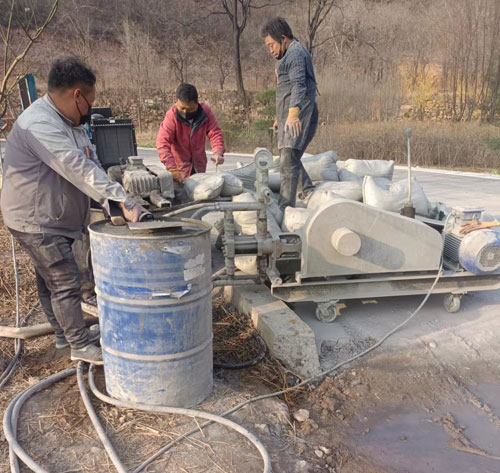 西城路面下沉注浆